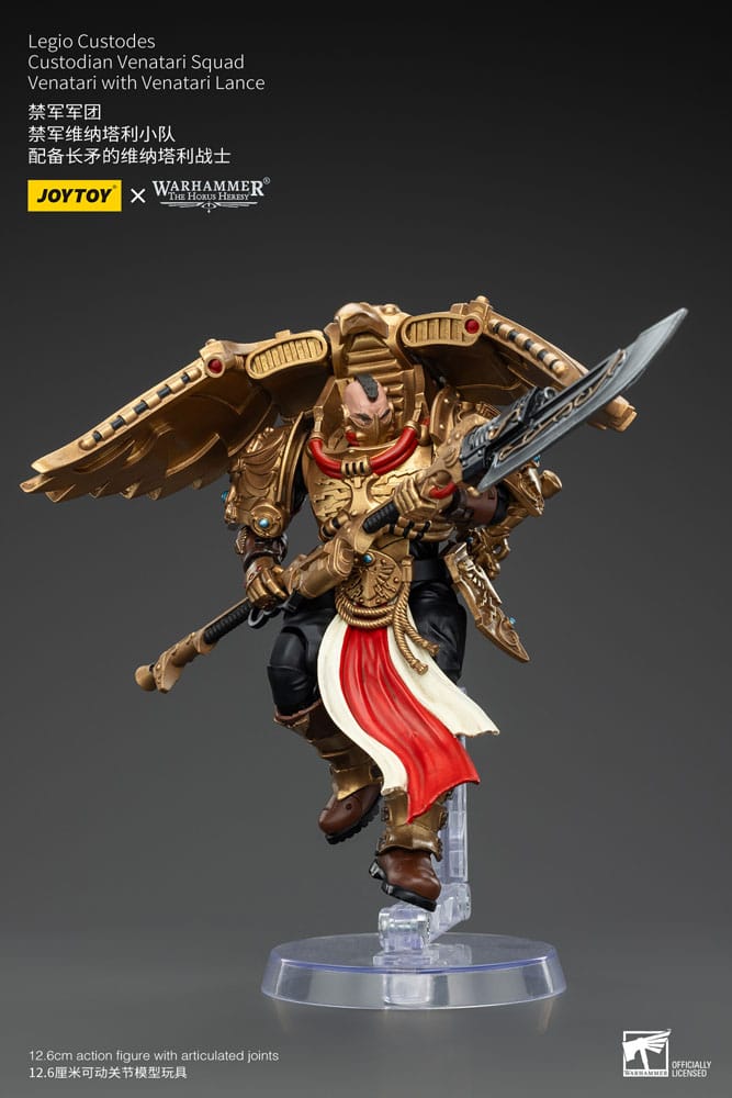 Warhammer The Horus Heresy Action Figure 1/18 Legio Custodes Custodian Venatari Squad Venatari with Venatari Lance