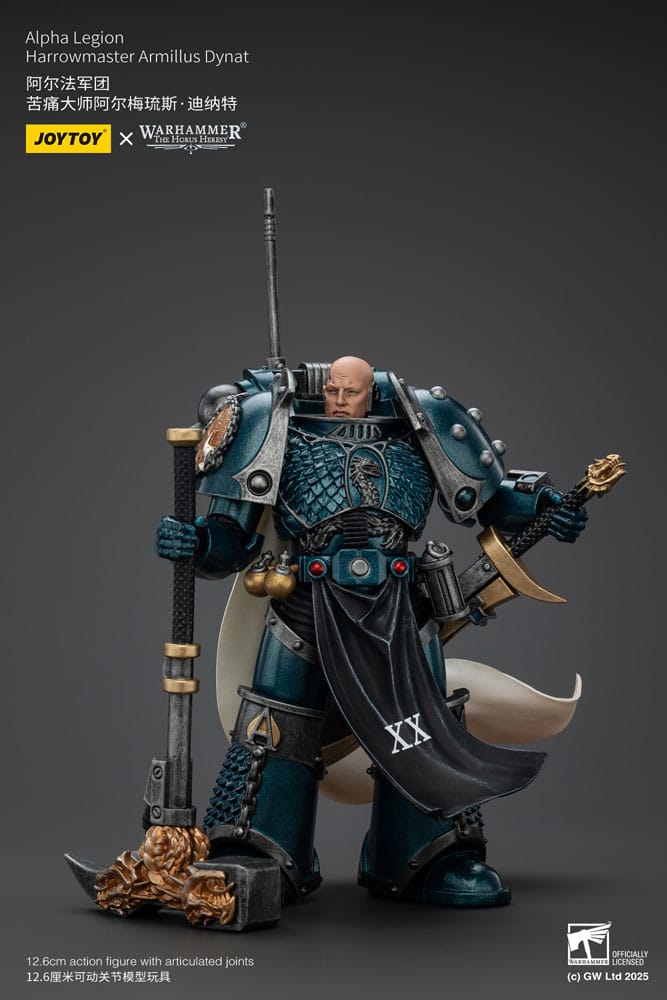 Warhammer: The Horus Heresy – Alpha Legion Harrowmaster Armillus Dynat Premium Figure