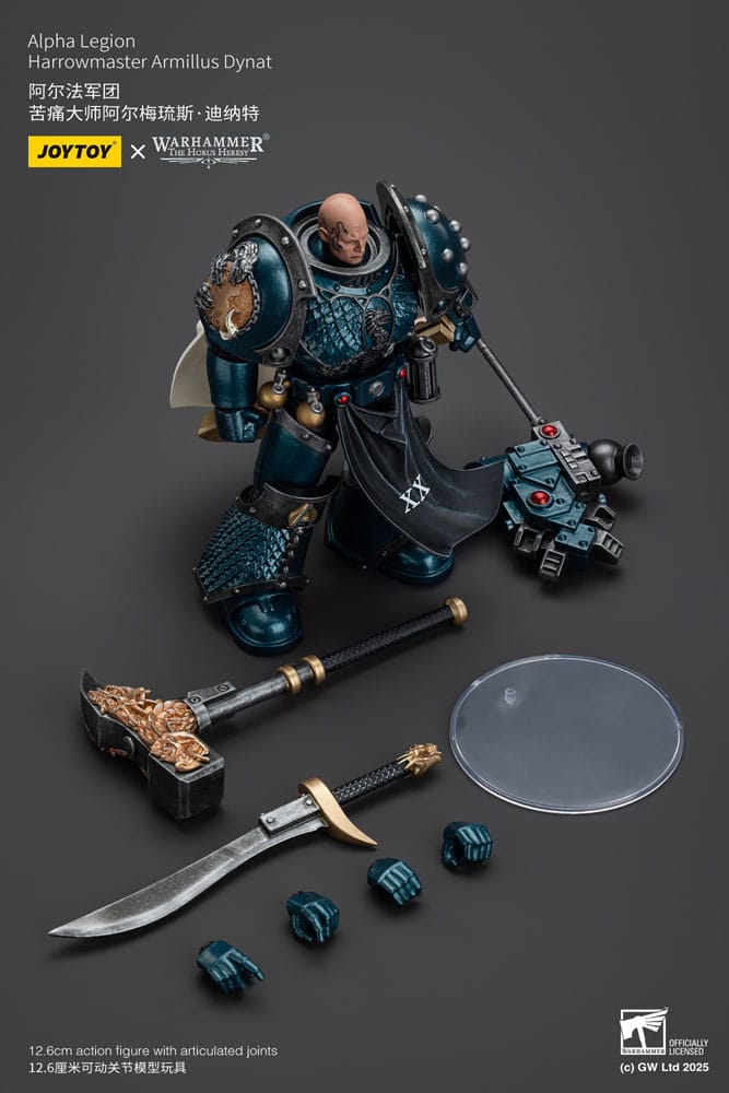 Warhammer: The Horus Heresy – Alpha Legion Harrowmaster Armillus Dynat Premium Figure
