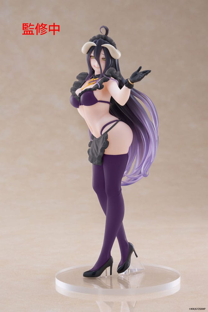 Overlord Coreful PVC Statue: Albedo (Maid Renewal Edition) - 18cm (Small Damage To Box)